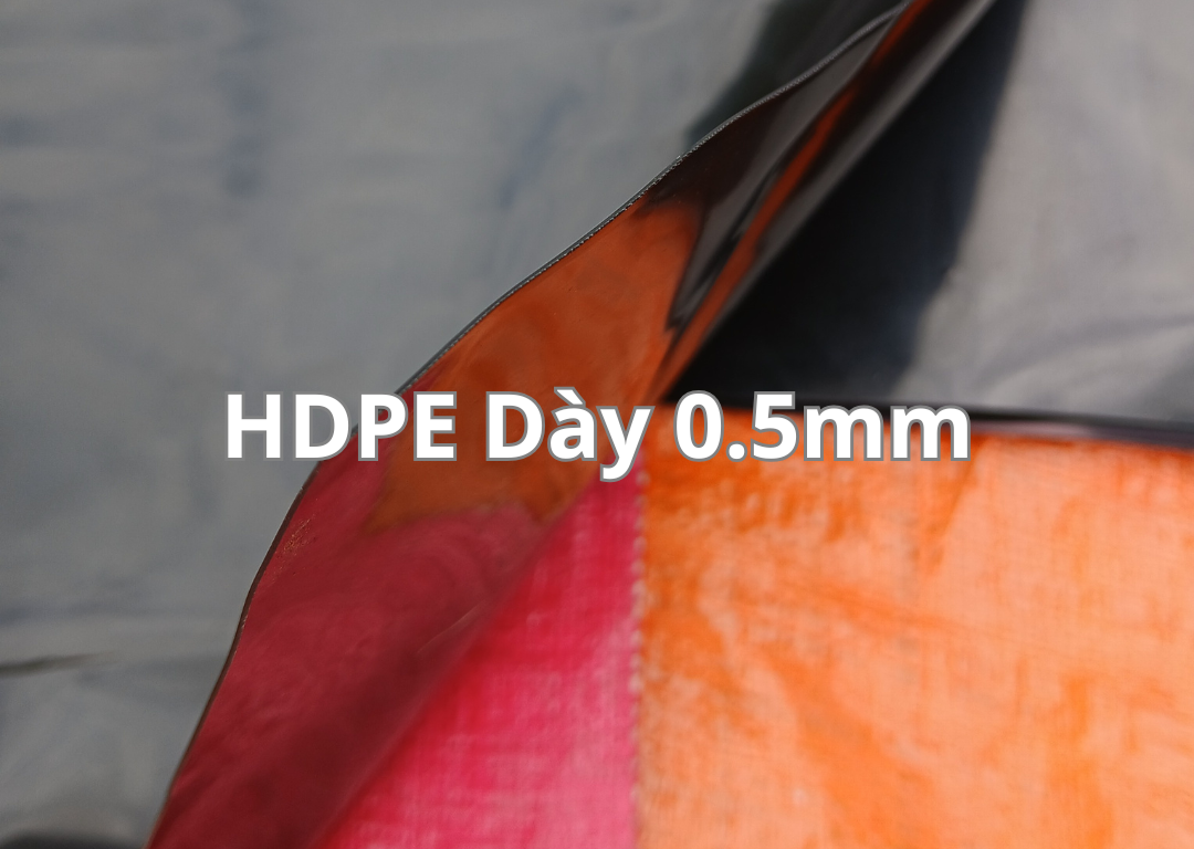 Cận cảnh bạt lót hồ cá koi chuyên dụng với độ dày và khả năng chống thấm vượt trội